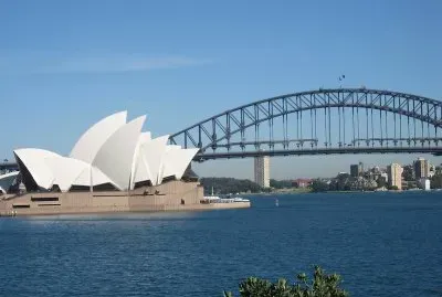 Sydney opera house and bridge