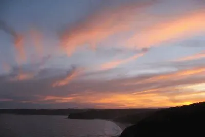 Sunset near Newcastle