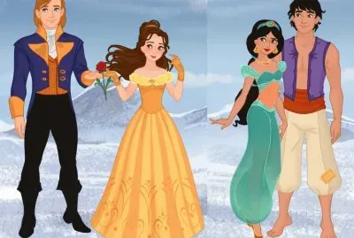 Beast Belle Jasmine Aladdin