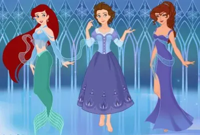 Ariel Rapunzel Megara