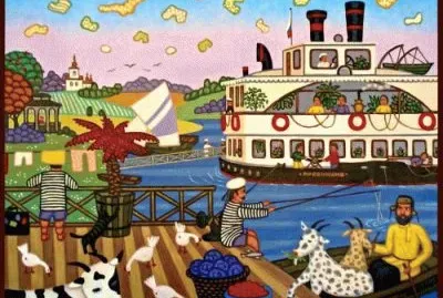 Fishing jigsaw puzzle