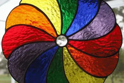 Coloured Pinwheel