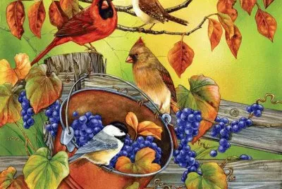 Fall in the Garden by Jane Maday jigsaw puzzle