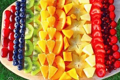 Platter okf fruit