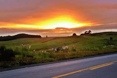 entardecer