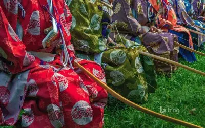 Archers at the Meiji Tokyo Japan jigsaw puzzle