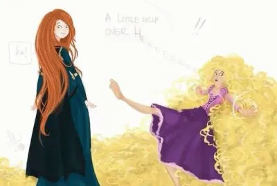 Merida Rapunzel