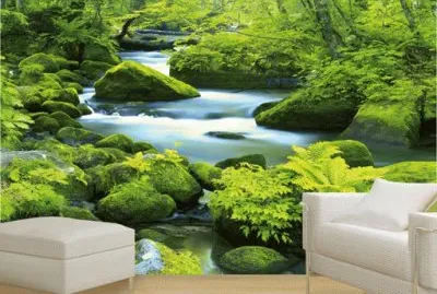 paisaje en la pared jigsaw puzzle
