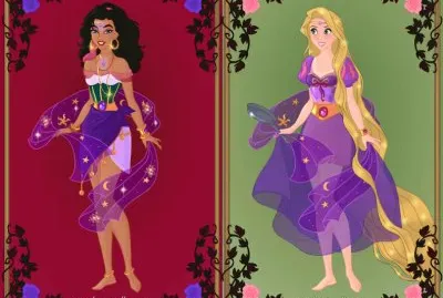 Esmeralda Rapunzel jigsaw puzzle
