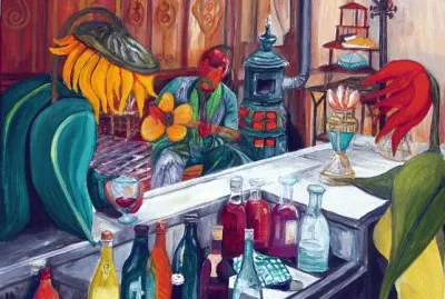 Having a drink by Jacques Guignart jigsaw puzzle