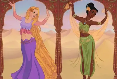 Rapunzel Tiana