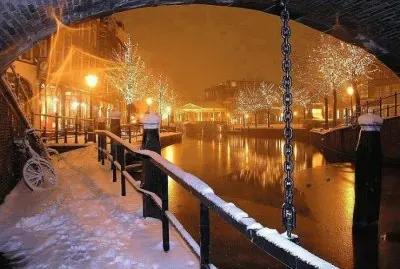 verschneite Landschaft