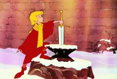 פאזל של la spada nella roccia