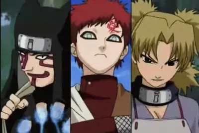 Kankuro, Temari y Gaara