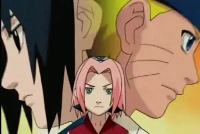 Naruto, Sasuke y Sakura