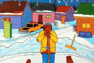 Snow in the Village jigsaw puzzle