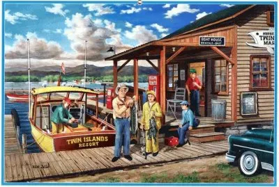 Back from Fishing by Ken Zylla jigsaw puzzle