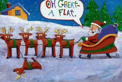 Shit a flat jigsaw puzzle