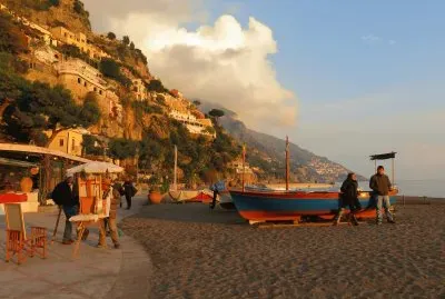 tramonto a Positano
