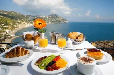Desayuno frente al mar jigsaw puzzle