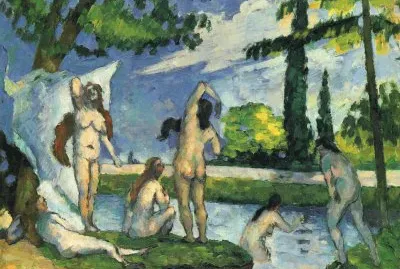 Baigneuses (Banhistas), 1874-1875 CÃ©zanne