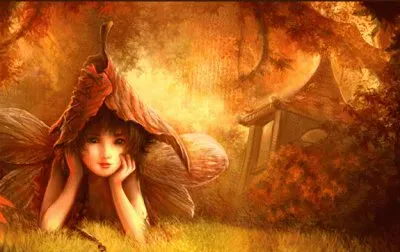 Fadas, duendes e ninfas.