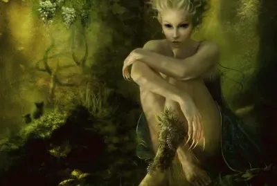 Fadas, duendes e ninfas.