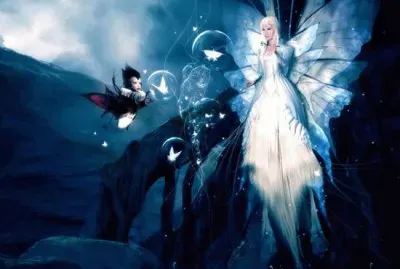 Fadas, duendes e ninfas.