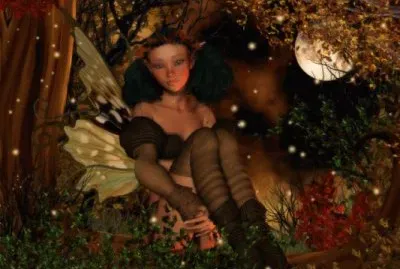 Fadas, duendes e ninfas.