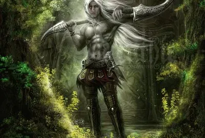 Fadas, duendes e ninfas.