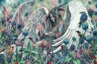 Fadas, duendes e ninfas.