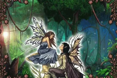 Fadas, duendes e ninfas.