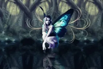 Fadas, duendes e ninfas.