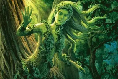 Fadas, duendes e ninfas.