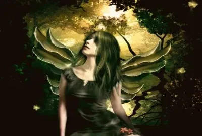 Fadas, duendes e ninfas.