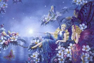 Fadas, duendes e ninfas.