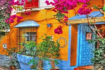 Bonita fachada en Malaga