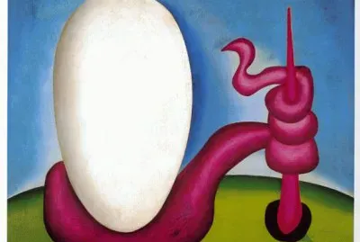 פאזל של O Ovo(urutu) - Tarsila do Amaral -1928