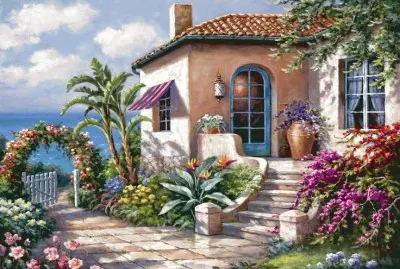 פאזל של Coastal Cottage view