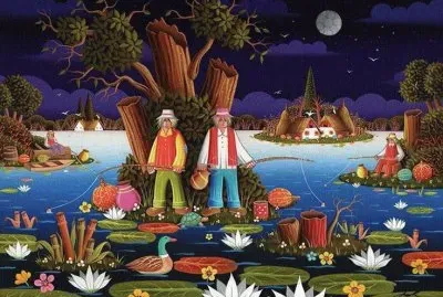 Fishing by Mile Davidovic jigsaw puzzle