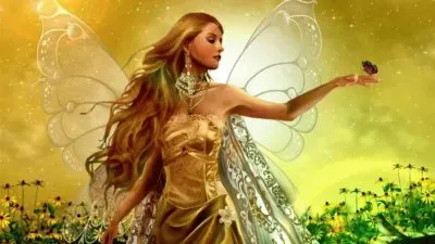 Fadas, duendes e ninfas.