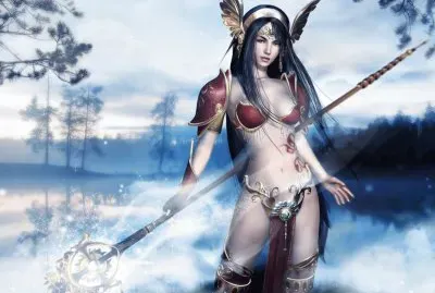 Fadas, duendes e ninfas.