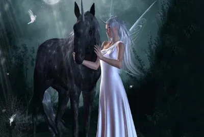 Fadas, duendes e ninfas.