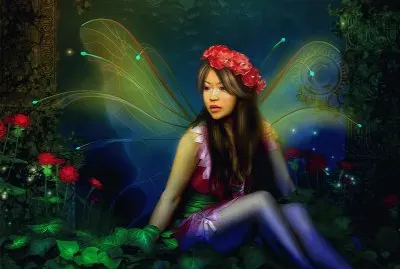 Fadas, duendes e ninfas.