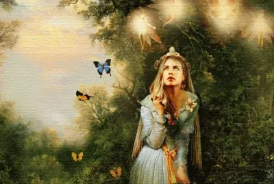 Fadas, duendes e ninfas.