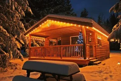 Bonita casa de madera