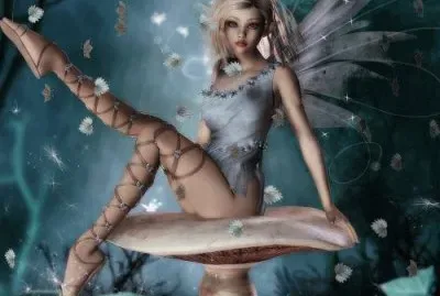 Fadas, duendes e ninfas.