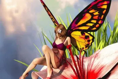 Fadas, duendes e ninfas.