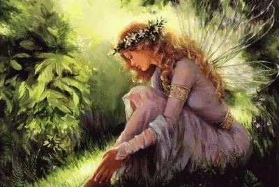 Fadas, duendes e ninfas.