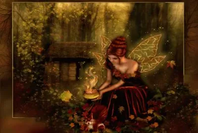 Fadas, duendes e ninfas.